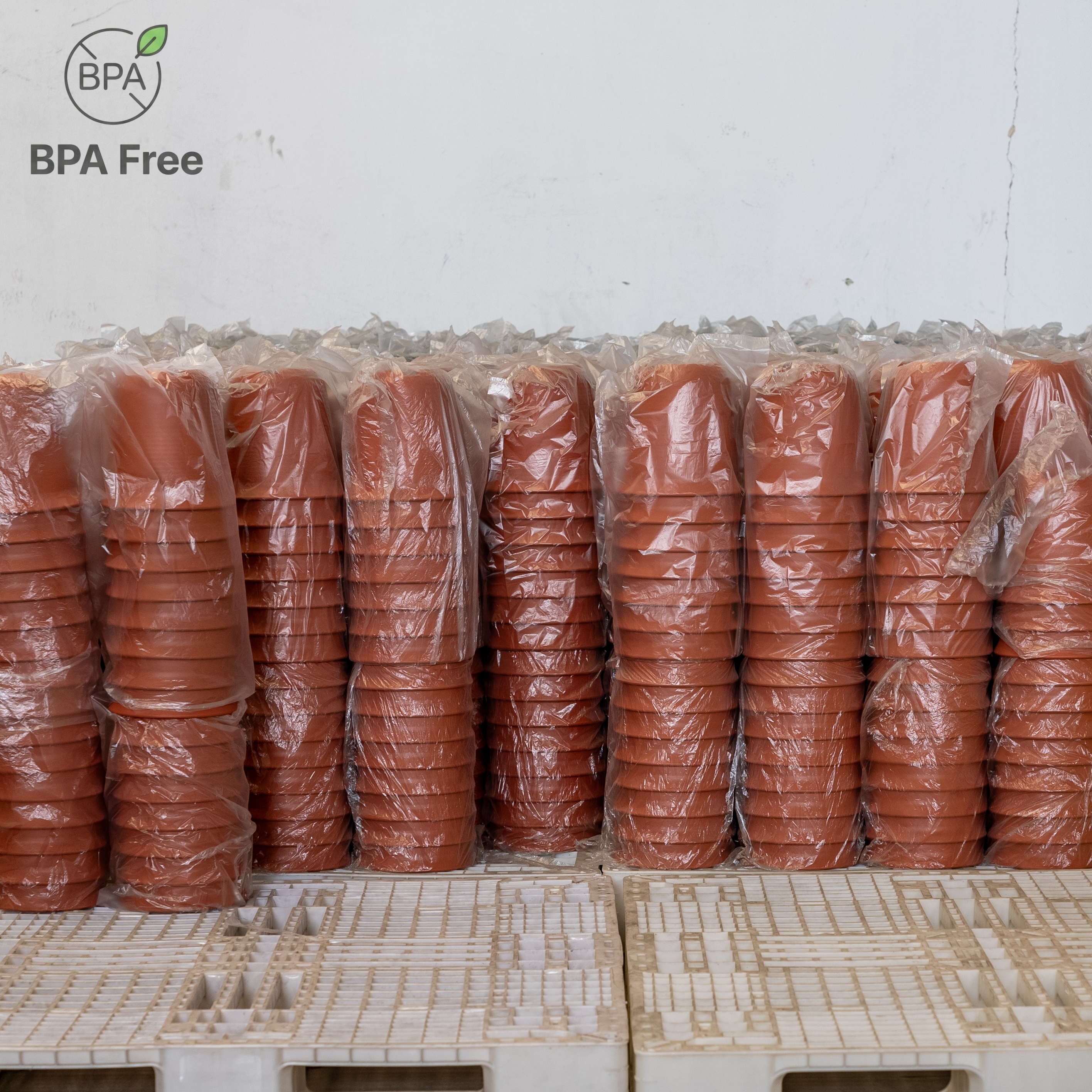 Anti-Crack PP Plastic Flower Pot for Long Service Life