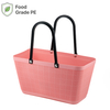Thickened PE Retail Basket with Stable Base & Strong Handle