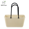 Reinforced PE Hand Basket with Sturdy Carry Handle