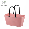 Reinforced PE Hand Basket with Sturdy Carry Handle