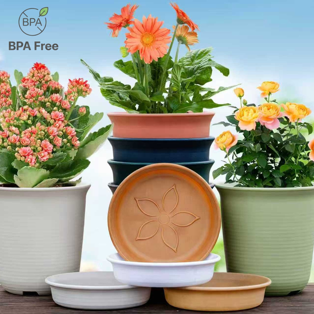 Water-Saving PP Plastic Plant Pot with Efficient Drainage