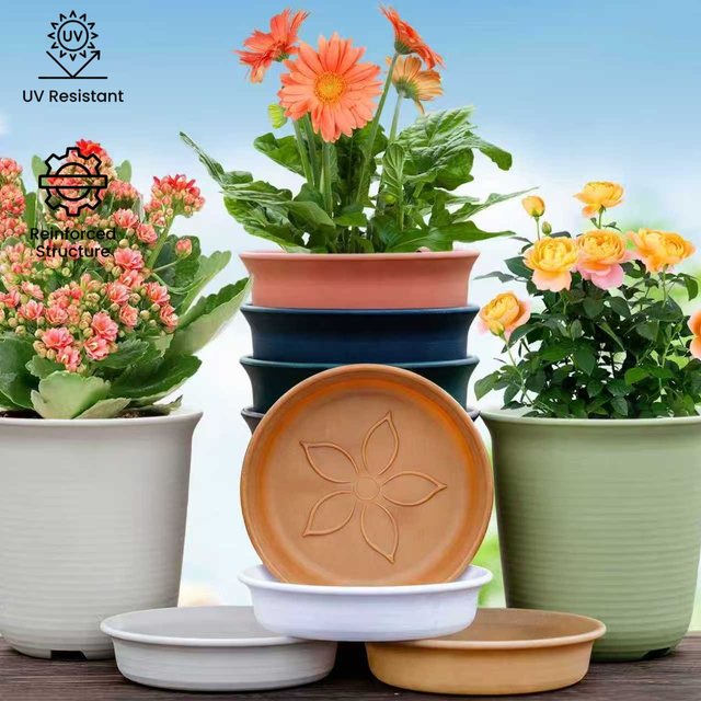 Frost-Resistant PP Outdoor Planter Pot for All-Weather Gardening