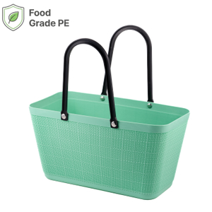 Thickened PE Retail Basket with Stable Base & Strong Handle