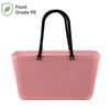 Thickened PE Retail Basket with Stable Base & Strong Handle