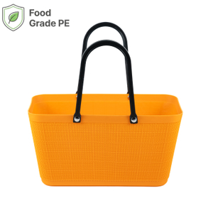 Thickened PE Retail Basket with Stable Base & Strong Handle