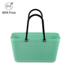 Easy-Clean PE Storage Hand Basket for Home & Office Use